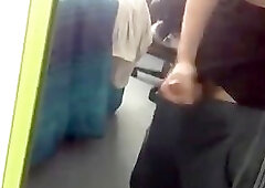 Twink boy cum on mirror