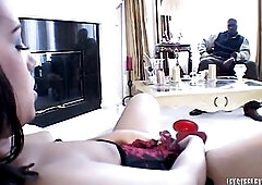 Victoria Allure eats that lengthy sausage... BBC alert! Lexington Steele makes that large nifty butt bounce on his rod in advance of this chab covers 