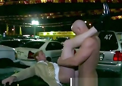 Business man gets his face spunked