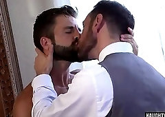 Muscle gay anal sex and cumshot