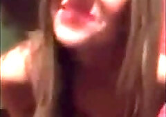 Serbian amateur girl dancing again on webcam