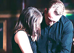 Spanish Hottie Zoe Doll Picks Up The Bar Man And Drains His Penis