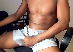 Black cock huge cumshot, massage, black gay