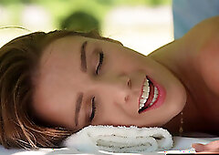 JOYMII - Perfect Alexis Crystal Takes A Big Shaft Deep In Her Tight Arse After Sensual Massage