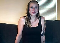 Goth-aesthetic model visits for a intimate sex therapy session that turns into real interracial pair content. POVstyle, authentic chemistry, large joc