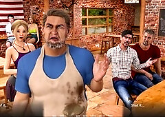 Busty roleplay fun with a curvy MILF in a sexy game