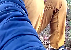 Drain Water On The Apple Garden