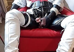 Teasing mature crossdresser