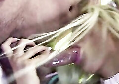 2 blond Teens with ideal Boobs get her 1st Anal and double penetration Screw at MMFF Foursome at Overnight with Void urine after cum