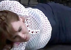 Hot girl gets bound and molested by master BDSM porn