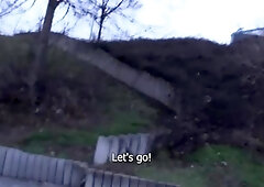 Czech Hunter - Shy friend nailed hard outside