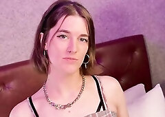 GROOBYGIRLS Playful Trans Star Widens Wide and Teases with Fun