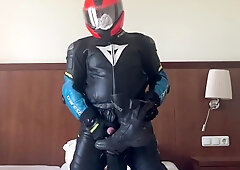 crazy after a motorbike excursion