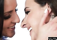 See mirror image lesbos lick every other's snatch eagerly