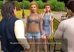 Playthrough of a visual novel featuring a busty mom and some cheeky fun