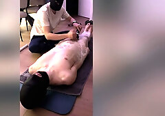 Submissive Cute Boy Wrapped, Milked First Time