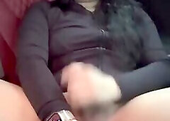 Thick latina car cum