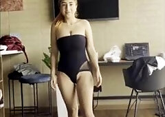 Latina makes a blowjob at the apartment: Big Tits, Big Ass  Babe Porn