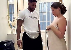 Interracial BBC Squirting Creampie And Cum On Big Tits For Curvy MILF Lady Lyne