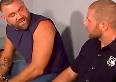 Muscle Bears and Young Hunk in Action