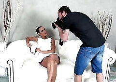 This is miss pornstar. We've already met one time when that babe brought a ally and we did it all jointly. But this day this babe just wanted to 