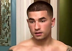 Lusty redhead tranny has passionate lovemaking session with a jock