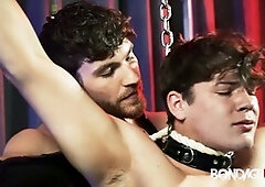 Domination & submission, hand job, hairy men