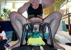 Anal masturbation, huge dildos, my hole