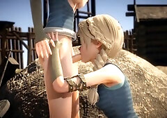 3d, 3d futanari, teen massage anal sex