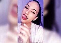 - CLAUDIA BAVEL COMPILATION - Sucking and wanking u shlong befor we BANG