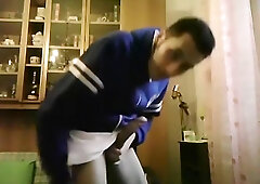 Self suck + assfingering