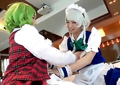 Japanese shemale lesbian, japan cosplay