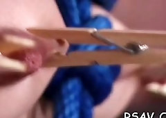 Dude gets bounded and totally mistreated by a busty domina