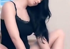 Lucy Li Masturbates on the Stairs
