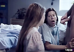 Bobbi Pulls The Orderlys Pants Down And Get On Her Knee