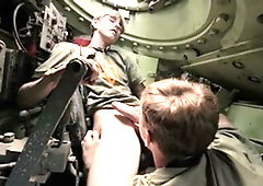 Cock-Obsessed Pair Find Joy In Tight Spaces