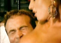 Nice-looking brunette hair butt screwed and spunk flow on breasts in romantic atmosphere