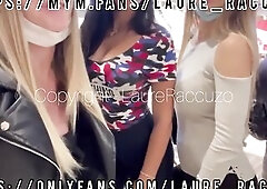 Doigtage vaginal et anal dans l’avion avec mes copines !!