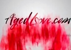 Teen boy John Luna enjoys oral sex from mature Tigger on her bed