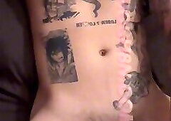 vlad hoshin jerking off, moaning, precum, spit