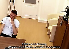 BIGSTR - He 'll Do Anything For Money, Watch This Twink Riding A Big Stick All In Pov