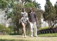 public shemale pick up - black man fucks horny transsexual