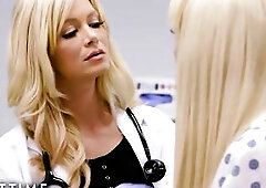 ADULT TIME - Kenzie Reeves Super Soaks Her mother I'd like to fuck Doctor with Vagina Squirt!