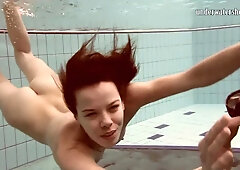 Gazel Podvodkova small titties great butt underwater