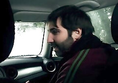 Banging a hitchhiker in the car