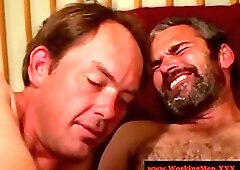 Gaysex hairy biker sucks dick