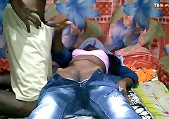 Husband Ne Patni Ko Jeans Pant Pehna Ke Khoob Choda