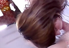 Sexy Babe Jenna Fallz Taking Stepdaddys Cum Really Deep Inside Her Pussy