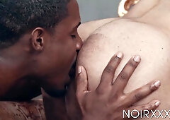 Firm DeAngelo Jackson shoot his spunk into camera guy Lucas rear