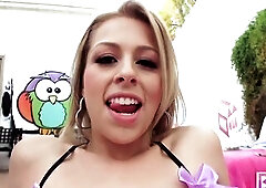 Small Spinner Zoey Monroe Large Anal Gape From A Biggest Vibrator